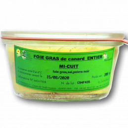 Foie gras de canard mi-cuit...